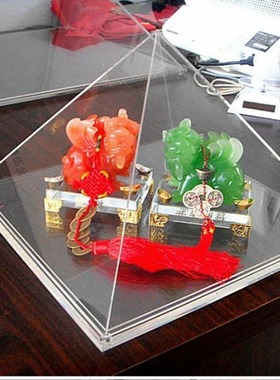 亚克力桌面摆件透明亚克力金字塔