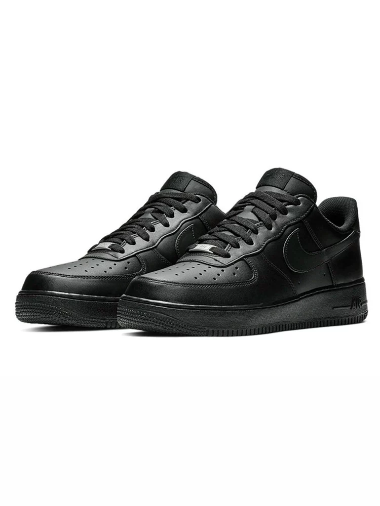 Черные кроссовки Nike Air Force No. 1 мужские кеды CW2288-001 Air Force No. 1 из натуральной кожи