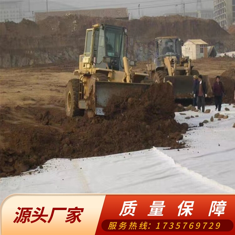 贵州聚酯长丝无纺土工布公路堤岸过滤养护土工布涤纶长丝土工布可