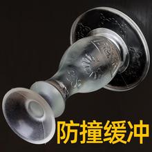 门吸软胶卫生间加长浴室门防撞垫新款硅胶地吸盘厕所玻璃门免打孔