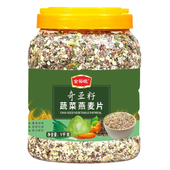 奇亚籽果蔬燕麦片代餐营养果蔬麦片无糖精0蔗糖不甜麦片