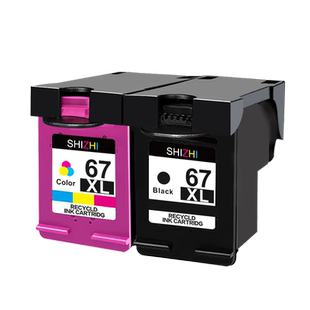 时至67墨盒适用惠普2330打印机墨盒67XL彩色 hpDeskJet2723e 2720e 4121e 6052 6010 6022 6020 6034 HP ENVY