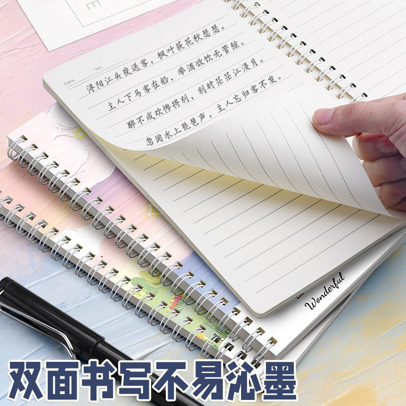 工厂价b5硬面油画笔记本b5厚本子