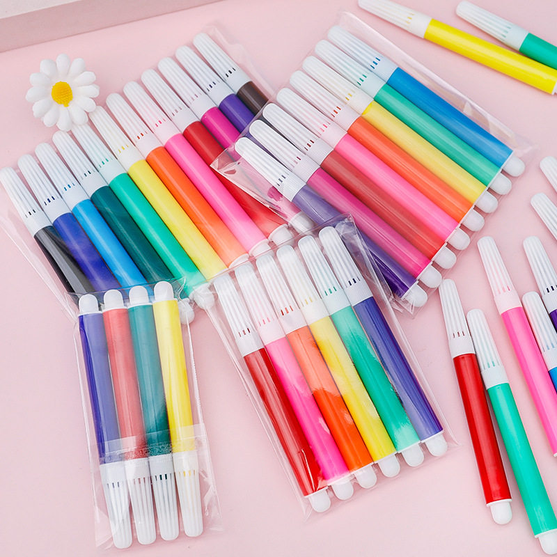 义乌小商品12色6色迷你水彩笔幼