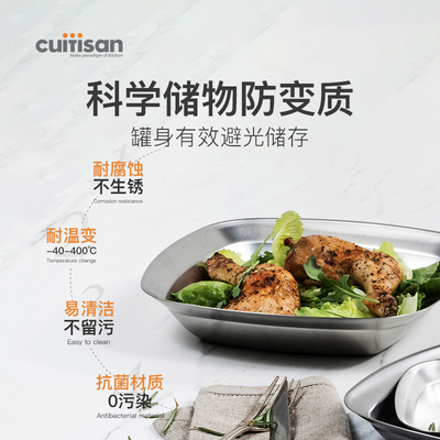 cuitisan304不锈钢抑菌餐盘进口