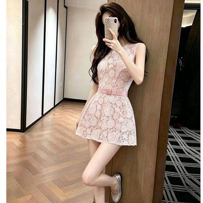 法式小香风连衣裙女夏季