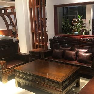 椅垫防滑四季 定做红木沙发家具椅皮坐垫客厅沙发组合中式 通用简约