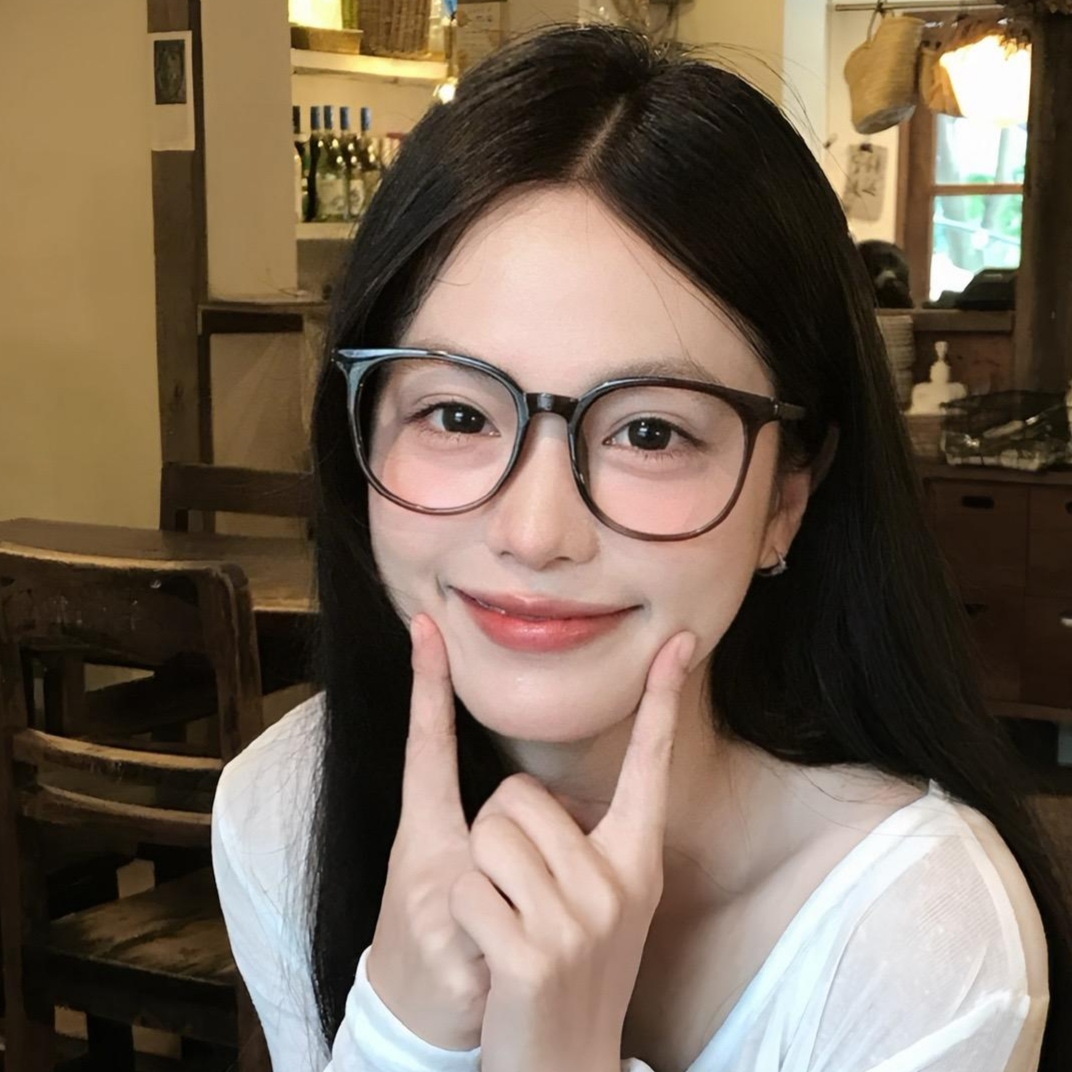 森蓝2023新款冷茶椭圆框近视眼镜框女可配度数素颜神器眼睛镜架男