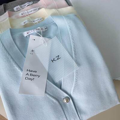 葵子JK毛衣开衫银扣多色