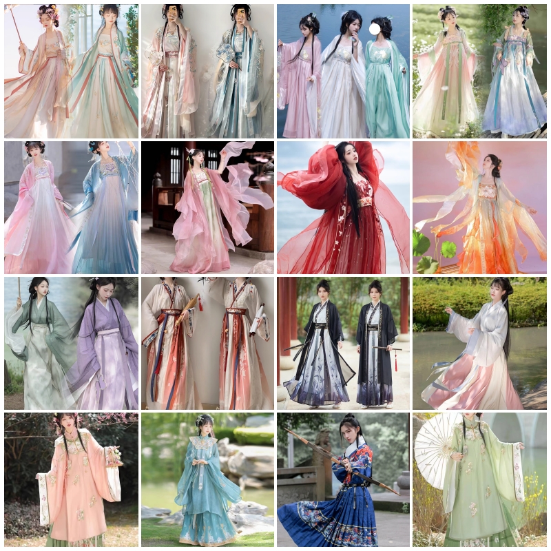 出租汉服超仙飘逸古风女款整套租借成人服装四季仙气古装套装租赁