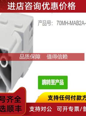 询价MURR70MH-MAB2A-0020704公头2芯1000V 100A 轴向螺丝连接