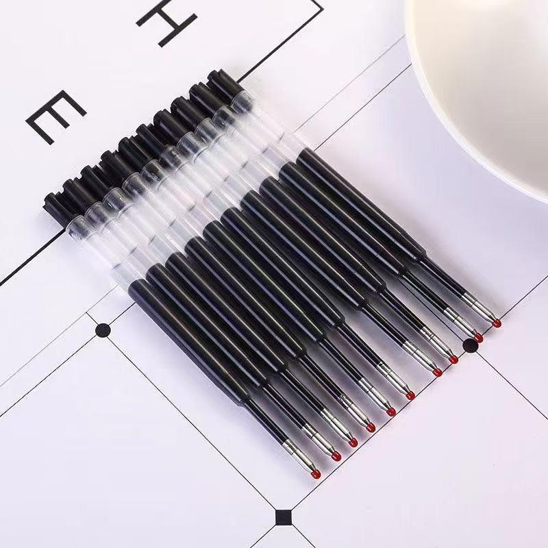 新款欧标G2中性签字笔芯黑色旋转笔芯424中性笔芯0.5子弹头通用提