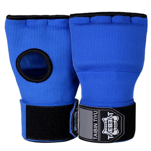 凝胶拳击手套半指拳套打沙袋懒人护手绷带免缠饶搏击散打训练护具