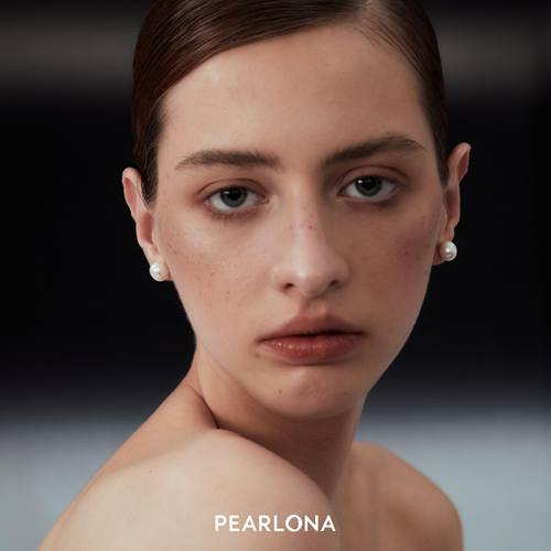 PEARLONA新品珍珠天使菇耳钉
