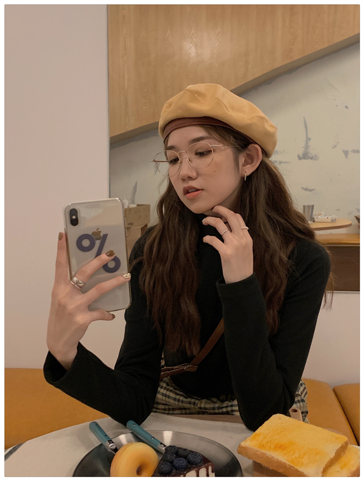德绒半高领打底衫，软软糯糯的温暖一拥而上，好肌肤养出来-第5张图片-提都小院