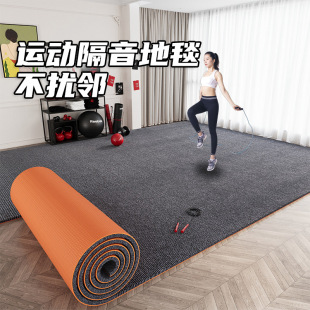 运动跳绳地毯跳舞隔音减震专业楼上楼下楼层卧室家用吸音静音地垫