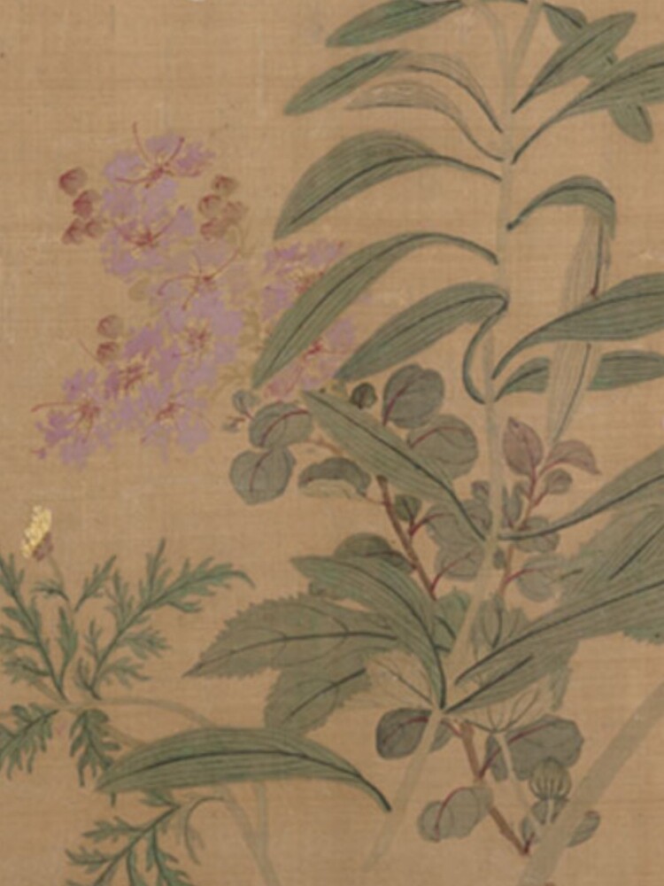 清 恽寿平 百花图卷国画写意山水高清微喷装饰风景画挂画临摹原大