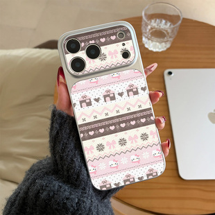 图神灰适用苹果17PROMAX手机壳iPhone17新款16PRO小猫15巨好看13女14全包AIR防摔套PLUS保护壳秒变17大视窗