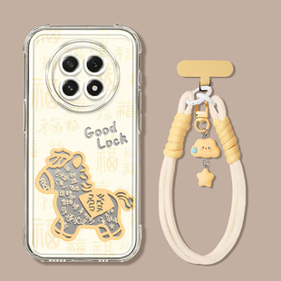 镂空小马适用OPPOA6GT手机壳A5Pro新款A3招财5G高级感活力版超好看97新年92防摔透明58带挂绳9X保护套31/1X