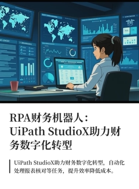 财务数字化转型RPA财务机器人开发与应用—基于UiPath StudioX