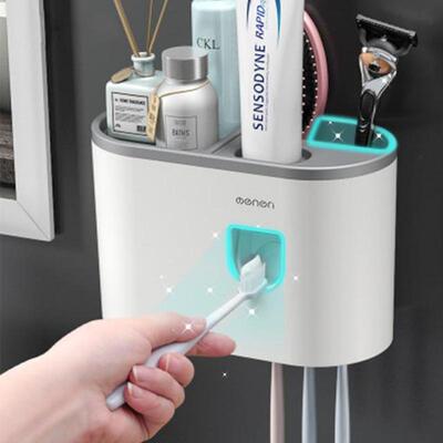 Bathroom Accessories Sets Toothbrush Holder Automatic Toothp