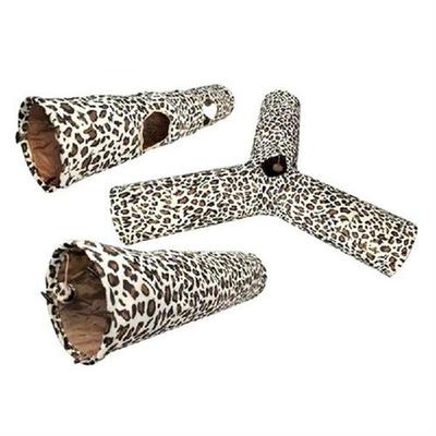 Collapsible Tunnel Tube Pet Toys 2/3-Way Play Tunnel Large