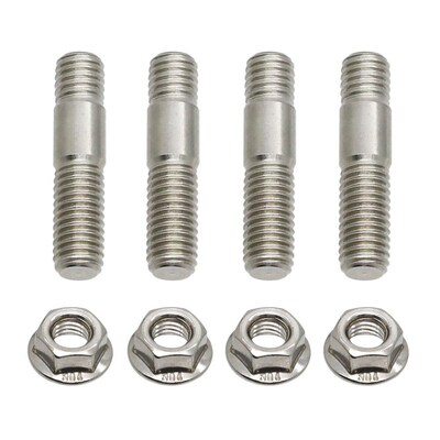 Exhaust Manifold Stud Serrated Nuts Bolts Screw M8*35 For Ya