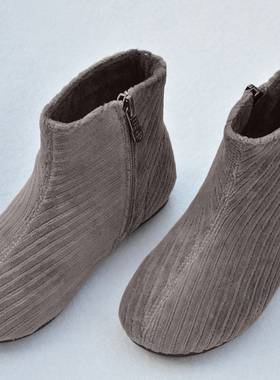 Boys Boots Children Winter Shoes Corduroy Fabric Round Toe Z