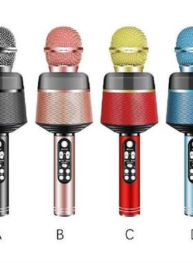 Microphone Bluetooth V5 0 Karaoke Mic Rechargeable LED
