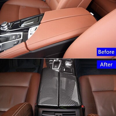 Car Central Control Armrest Box Panel Decoration Cover Trim