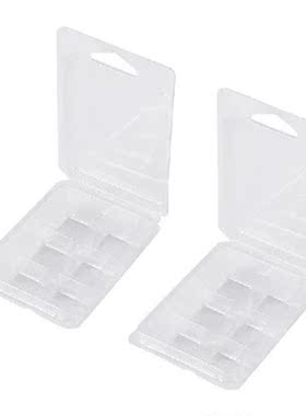 200 Packs Wax Melt Clamshells Molds Square, 6 Cavity Clear