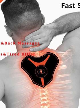 Mini Back And Neck Massager EMS Health Care Tens Machine Shi