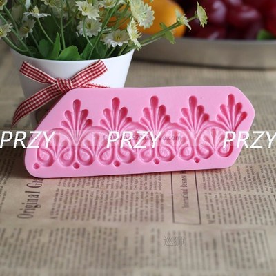 European style embossed embossed edge silicone fudge silicon