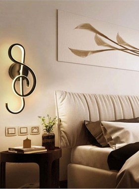 Alunum note shape wall light 22W AC90V-260V Modern Minimalis