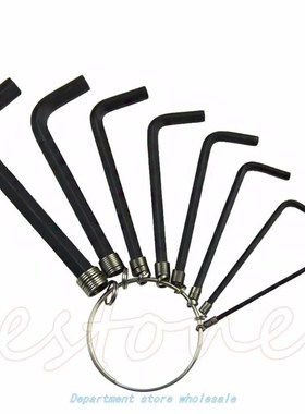 8PCS METRIC IMPERIAL HEX HEXAGON KEY WRENCH SET HEX KEY Size