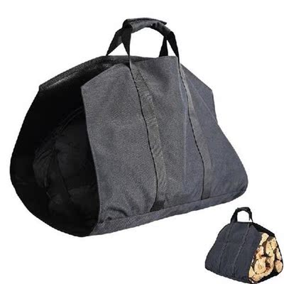 Wood Carrier Bag Fire Log Carrier Bag With Carry Handles