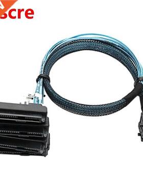 Server Data Cable Mini SAS SFF-8643 to 4XSFF-8482 SAS 29Pin