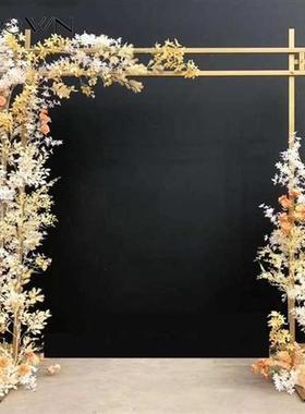 Wedding arch Wrought Iron Wedding Props Double Pole Square A