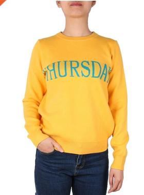 Runway Design Letter Print Sweater Pullovers Women Long Sle