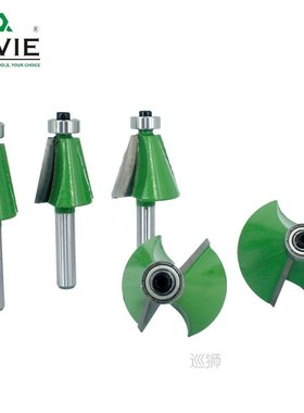 1pc 8mm Shank Chamfer Router Bit 11.25 Degree Bevel Edging M