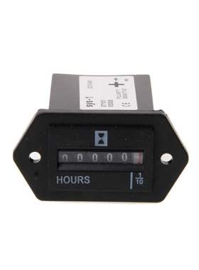 New DC10V-80V Generator Sealed Hour Meter Counter For Boats