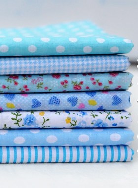 7pcs/set Floral Print  Cotton Fabric DIY Sewing Quilting