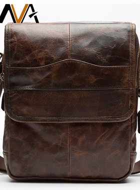 MVA Men's Genuine Leather Bag Crossbody Bags for Men Mes