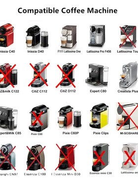 iCafilas Coffee Capsule  Nespresso Stainless Steel Coffee Ca