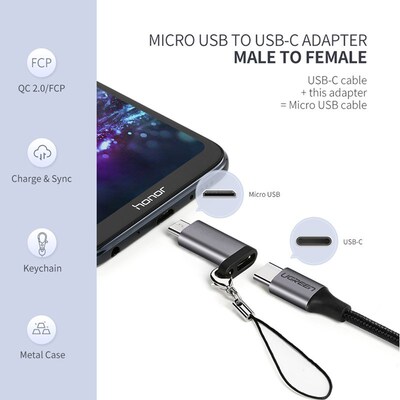 USB Type-C Adapter Type C To Micro USB Female To Male Conver