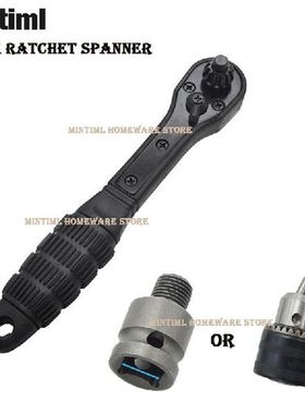 2 in 1 Drill Chuck Ratchet Spanner Electric Drill Clamping