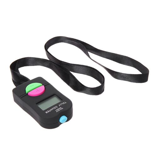 Digital Hand Tally Counter Electronic Manual Clicker Golf Gy