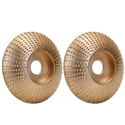 2pcs 95mm High-carbon Steel Wood Angle Grinding Wheel Sandin