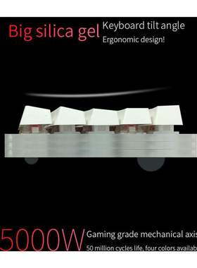 K61 61 Keys Mechanical Gaming Keyboard Gateron Switch Wired