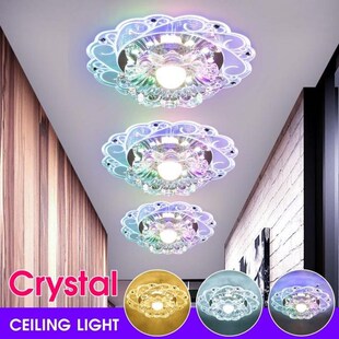 Modern Crystal LED Lighting Living Room Home Chandeliers Fix